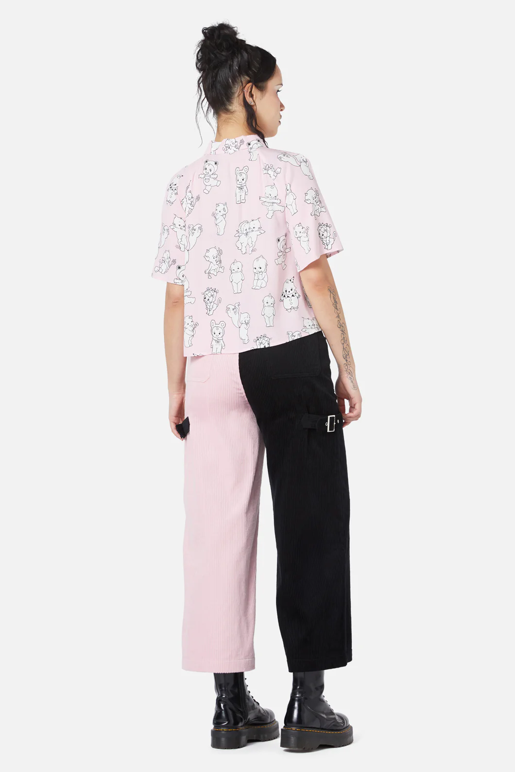 Cherub Face Printed Blouse - Image 4