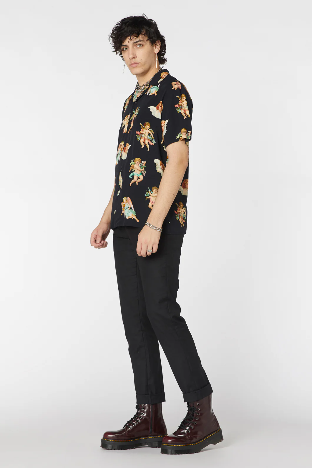 Cherub Viscose Print Shirt - Image 5