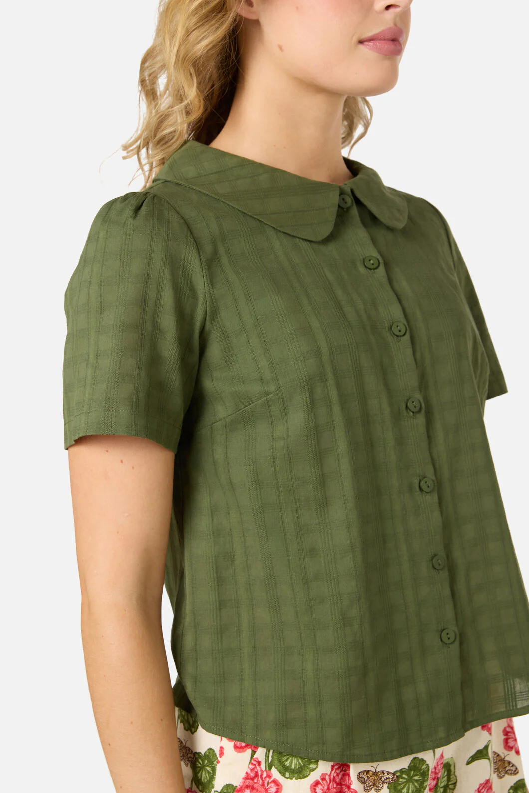 Cindy Sweet Collar Blouse - Image 12