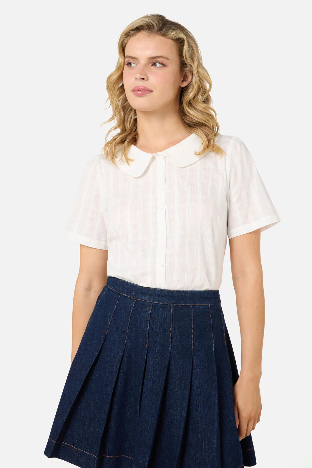 Cindy Sweet Collar Blouse - Image 2