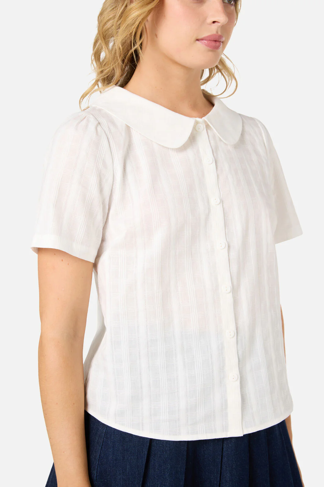 Cindy Sweet Collar Blouse - Image 6