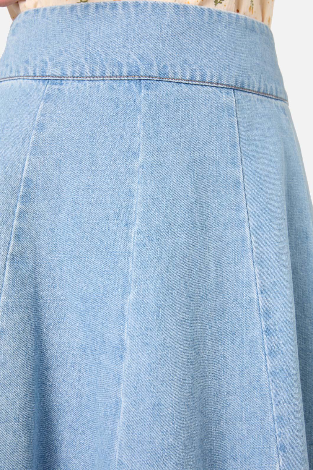 Clara Denim Mini Skirt - Image 5