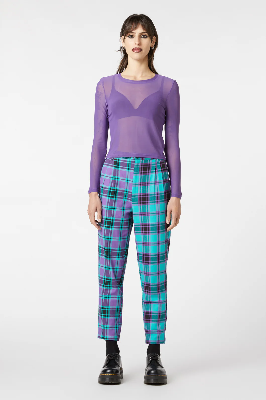 Classic Plain Mesh Top - Image 2