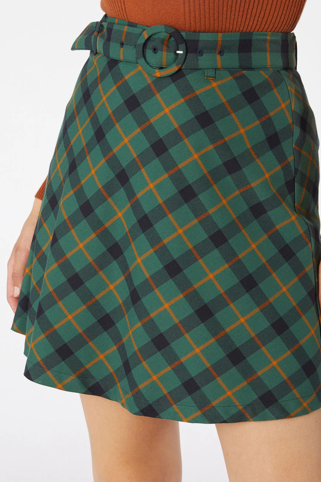 Claudia Check Skirt - Image 5