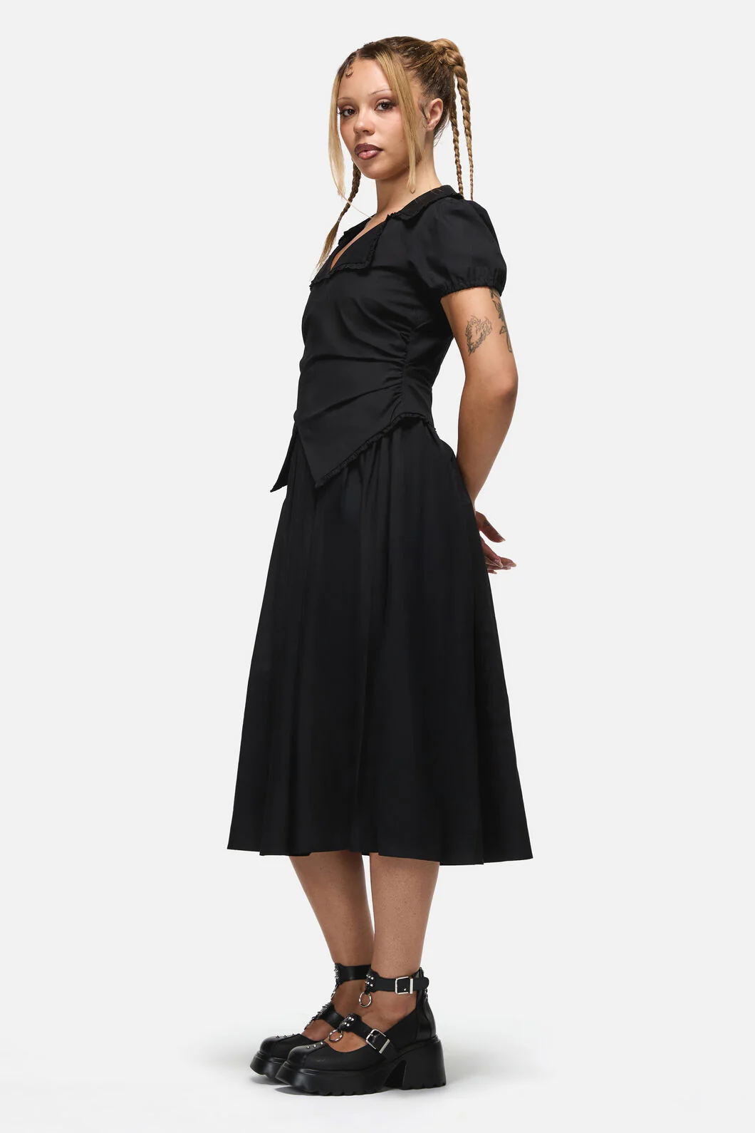 Conquest Goth Midi Dress - Image 4