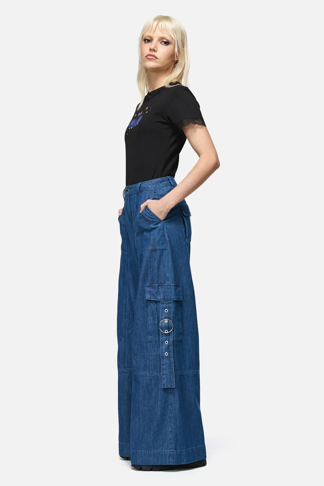 Constance Denim Cargo Jean - Image 2