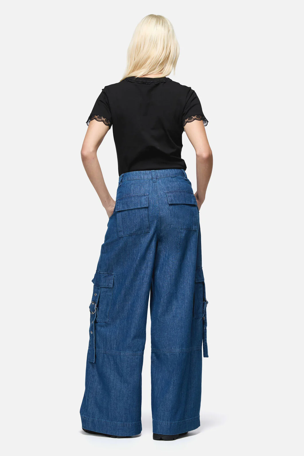 Constance Denim Cargo Jean - Image 3