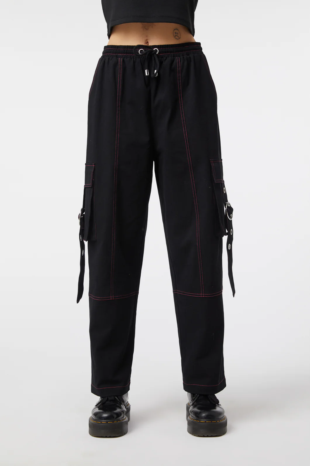 Contrast Stitch School Cargo - Image 2