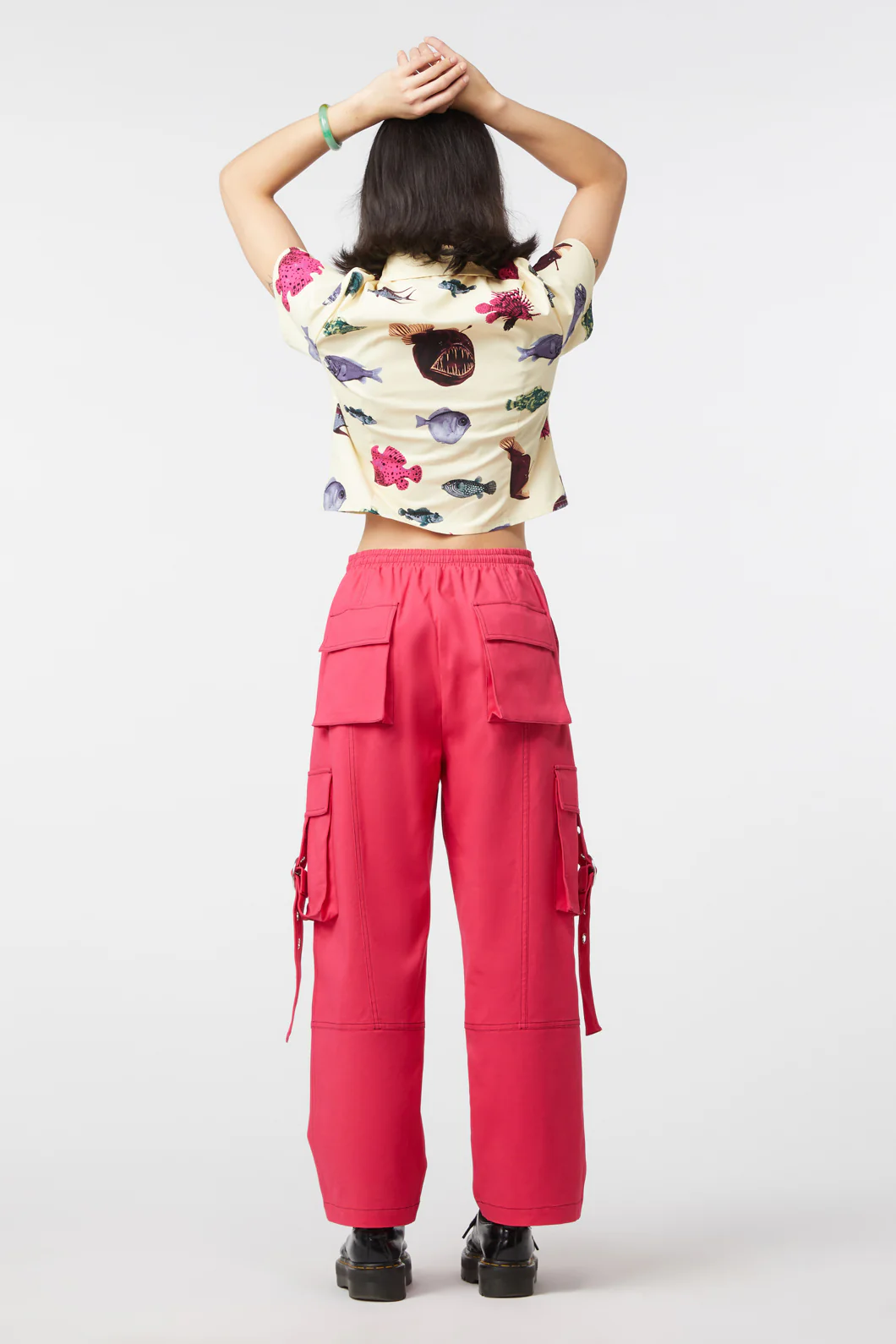Contrast Stitch School Cargo - Image 9