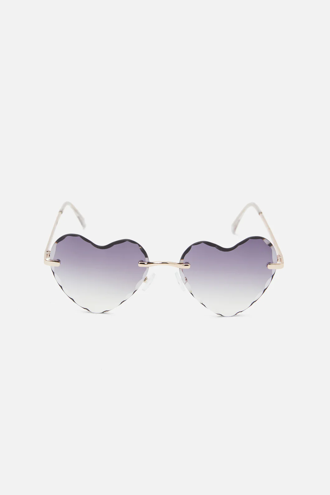 Cool Grey Heart Sunglasses - Image 3