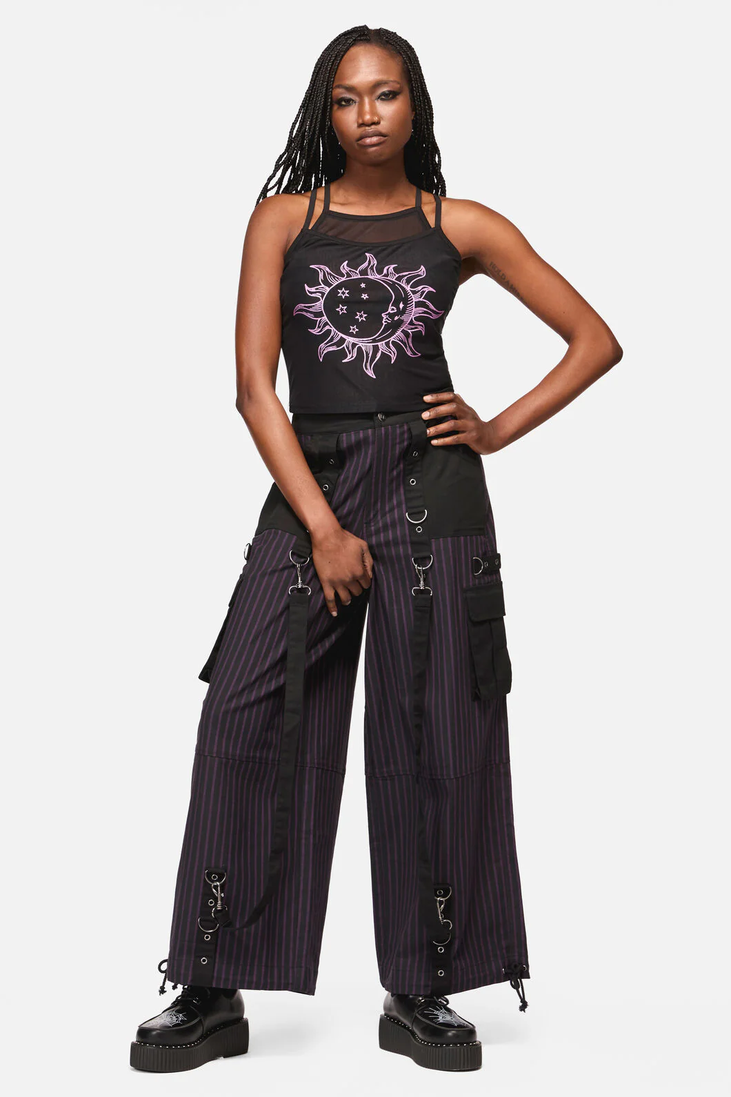 Cosmic Goth Mesh Tank Top - Image 5