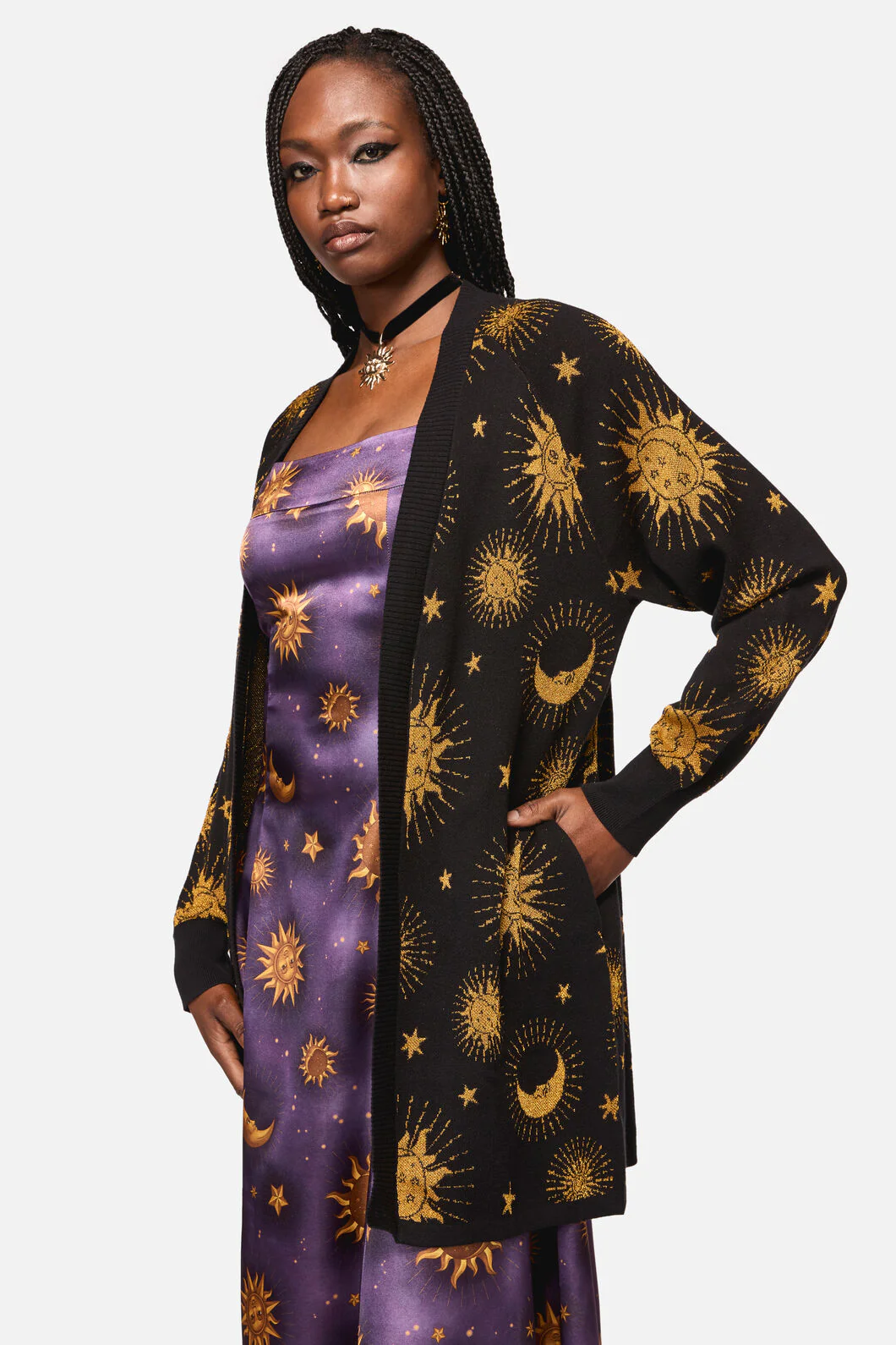 Cosmic Light Goth Cardigan