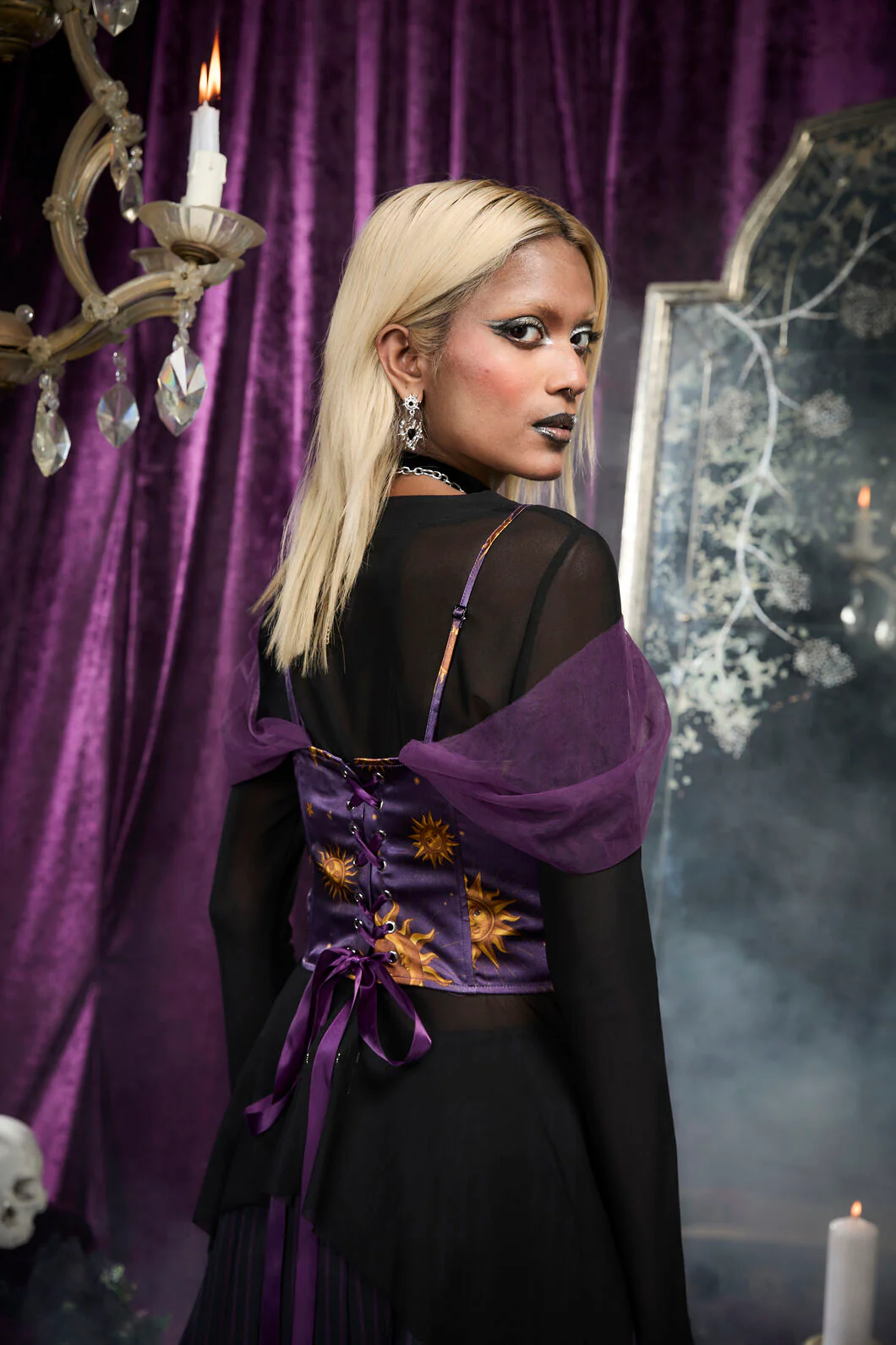 Cosmic Light Whimsy Corset Top - Image 3