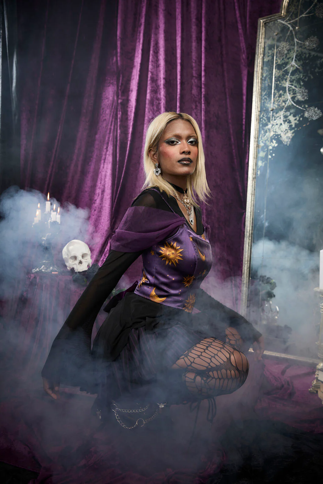Cosmic Light Whimsy Corset Top - Image 4