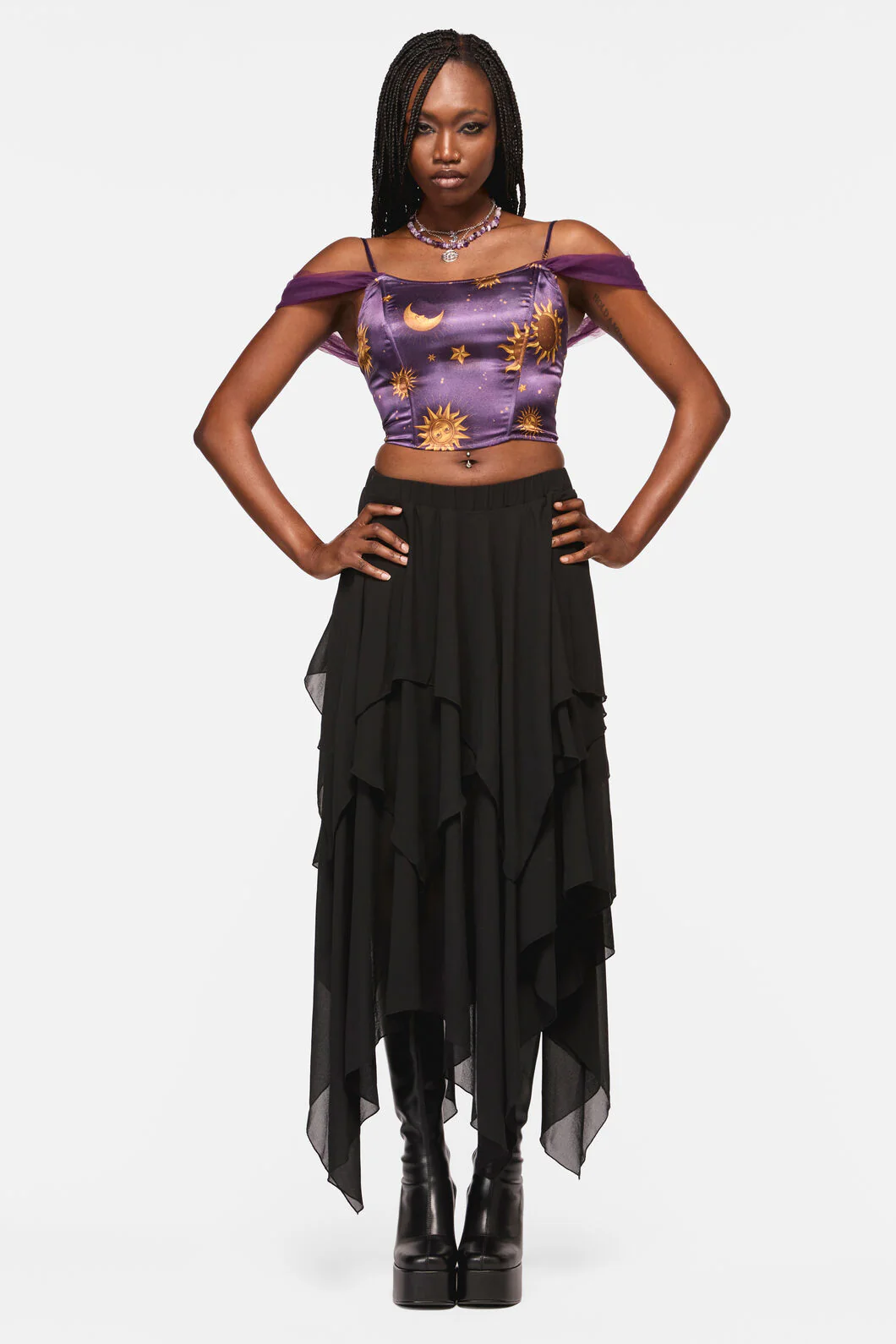 Cosmic Light Whimsy Corset Top - Image 7