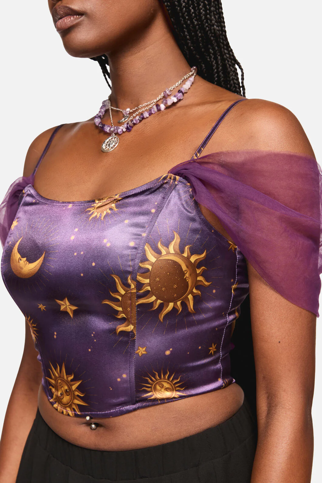 Cosmic Light Whimsy Corset Top - Image 8
