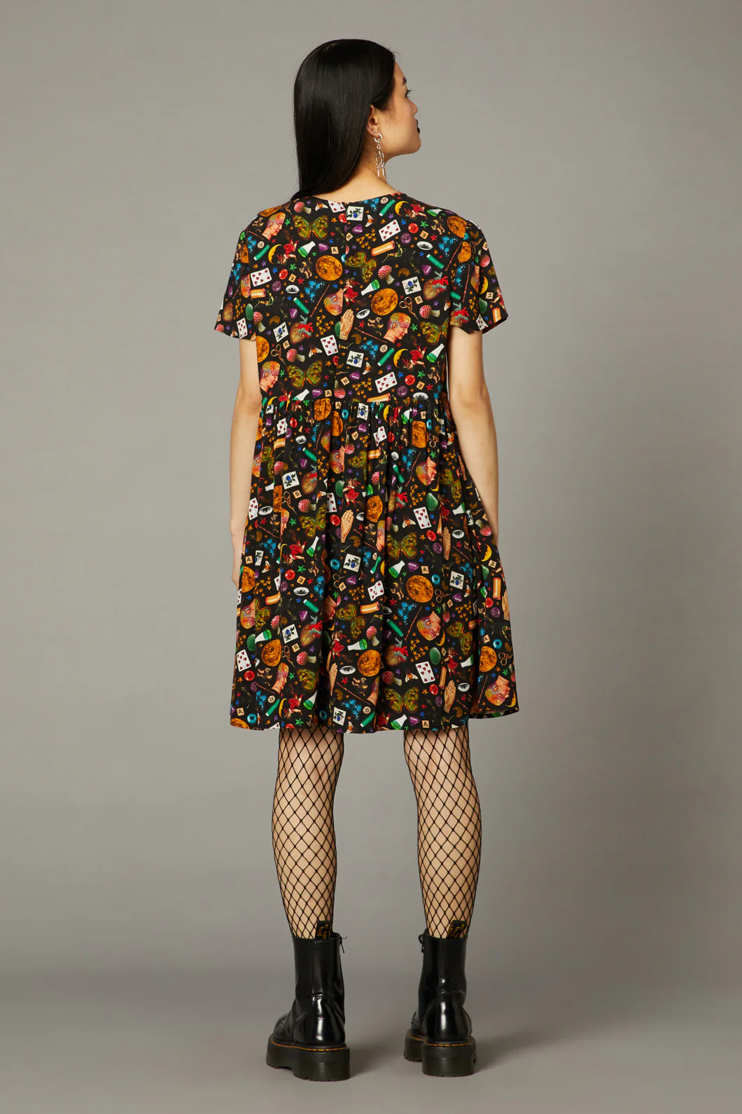 Crafty Witch Print Dress - Image 11