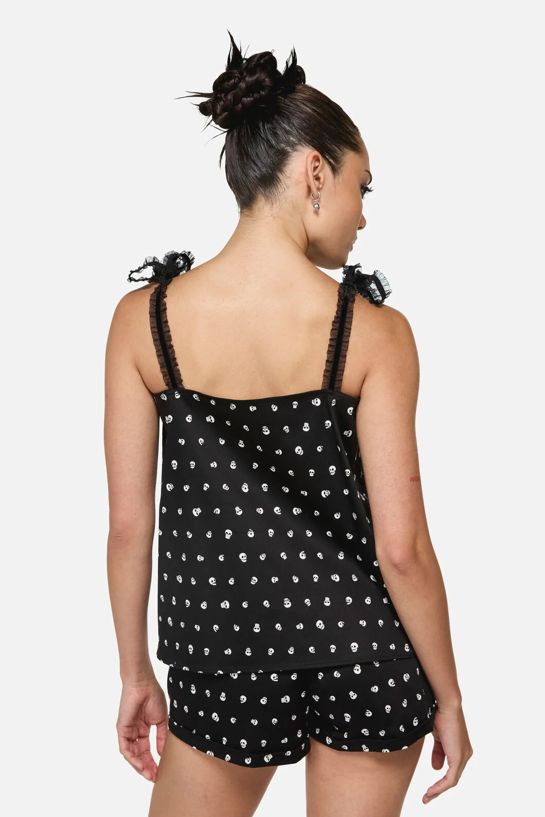 Cranium Goth Lace Tank Top - Image 3