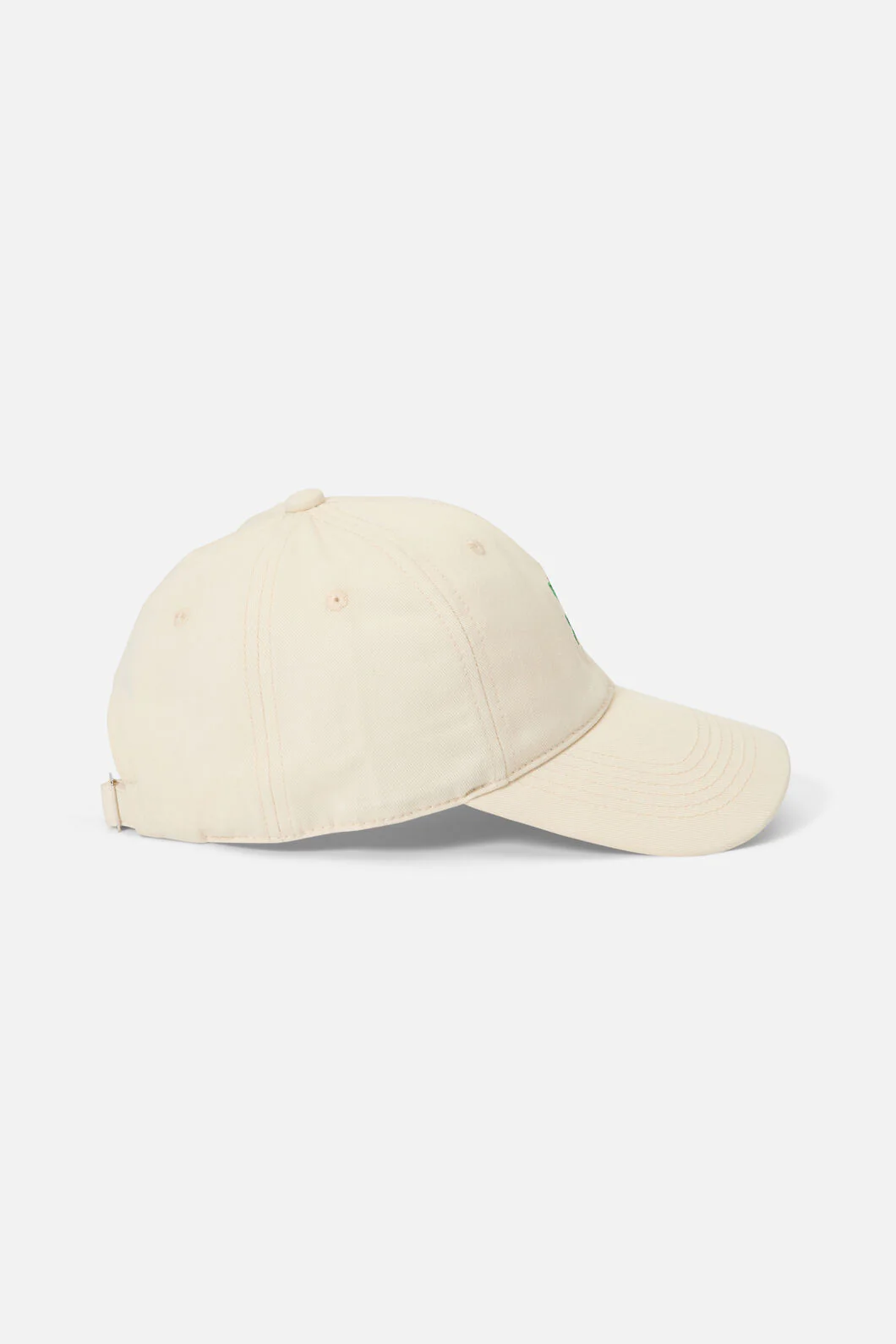 Cream Rose Embroidered Cap - Image 2