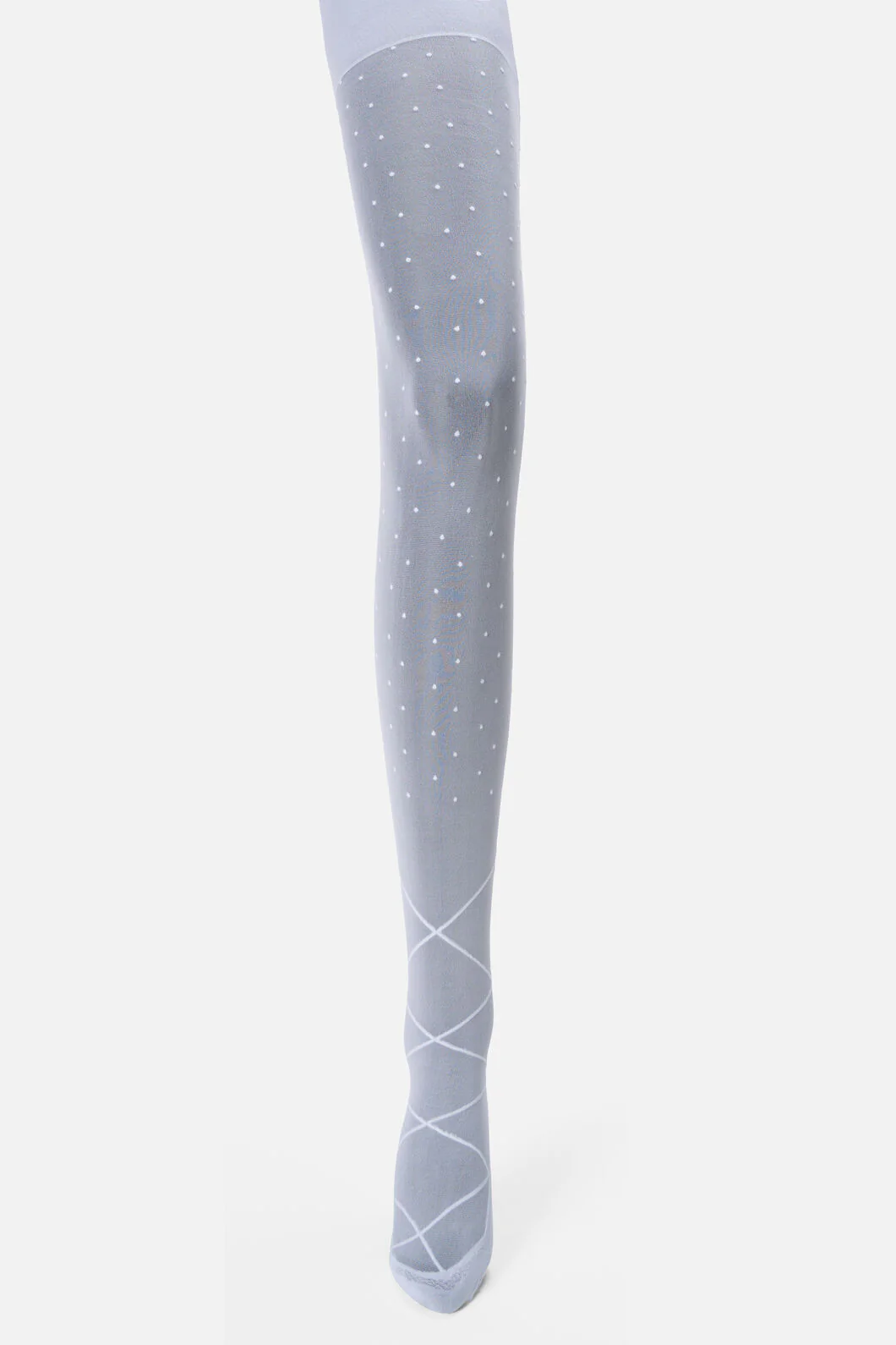Cream Spot & Bow Tights