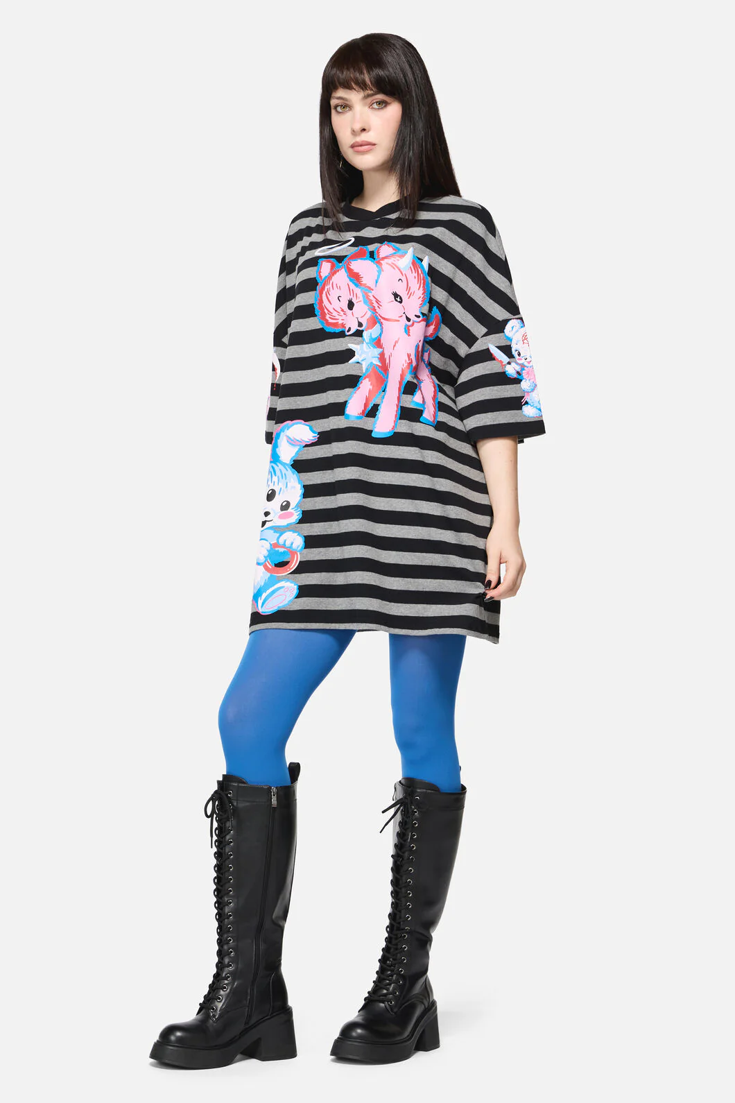 Creeps Goth Oversized Tee - Image 3