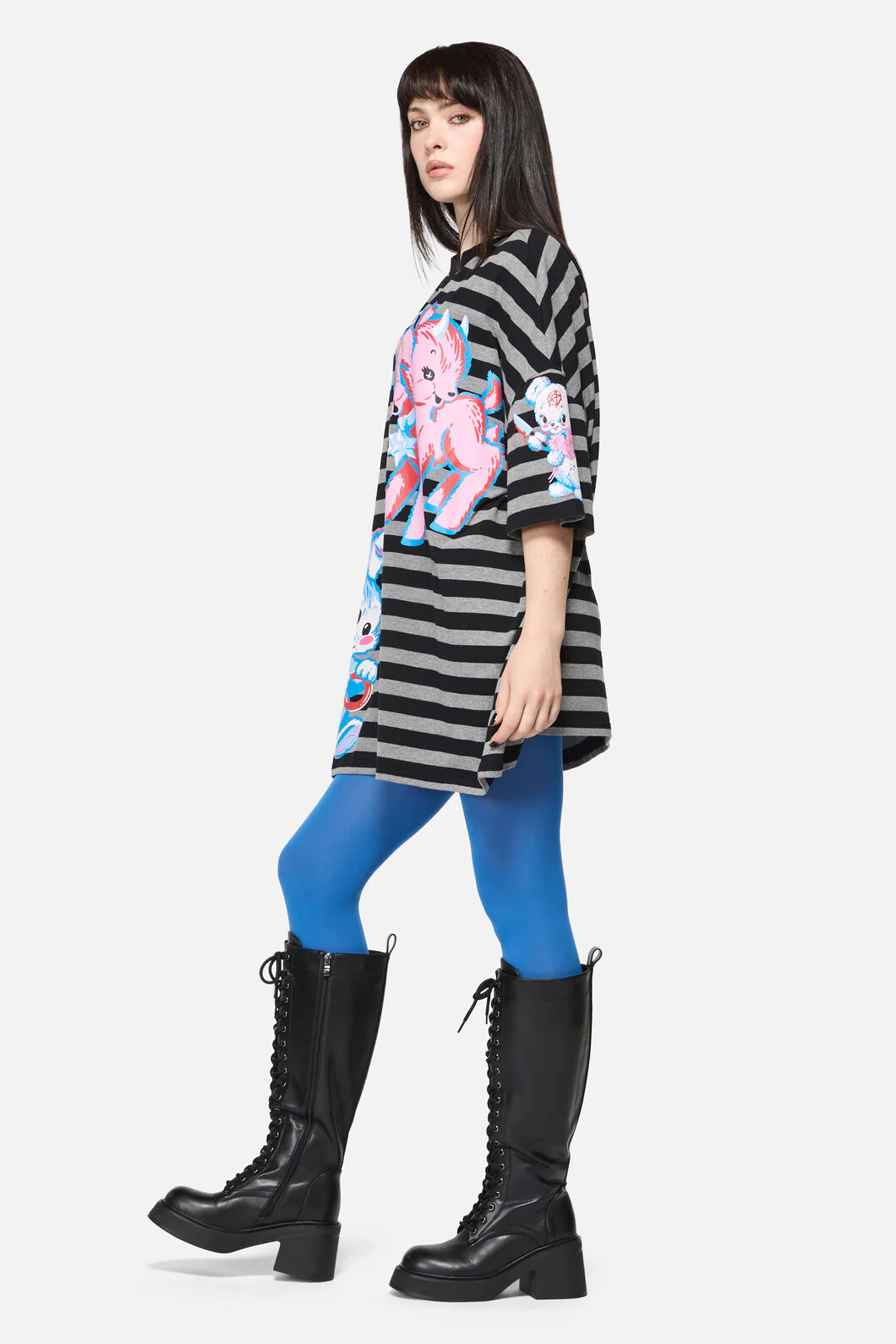 Creeps Goth Oversized Tee - Image 4