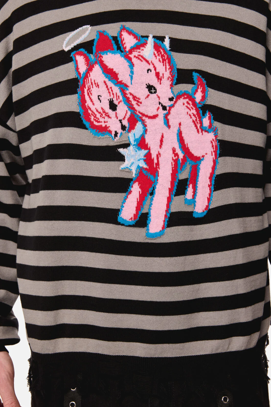 Creeps Goth Stripe Knit - Image 5