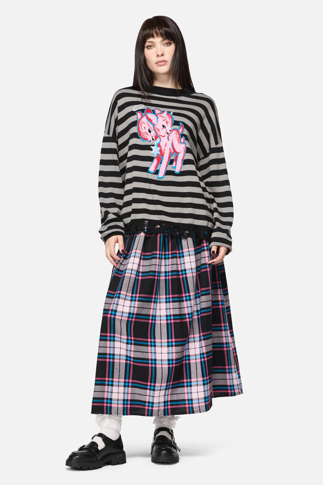 Creeps Goth Stripe Knit - Image 6