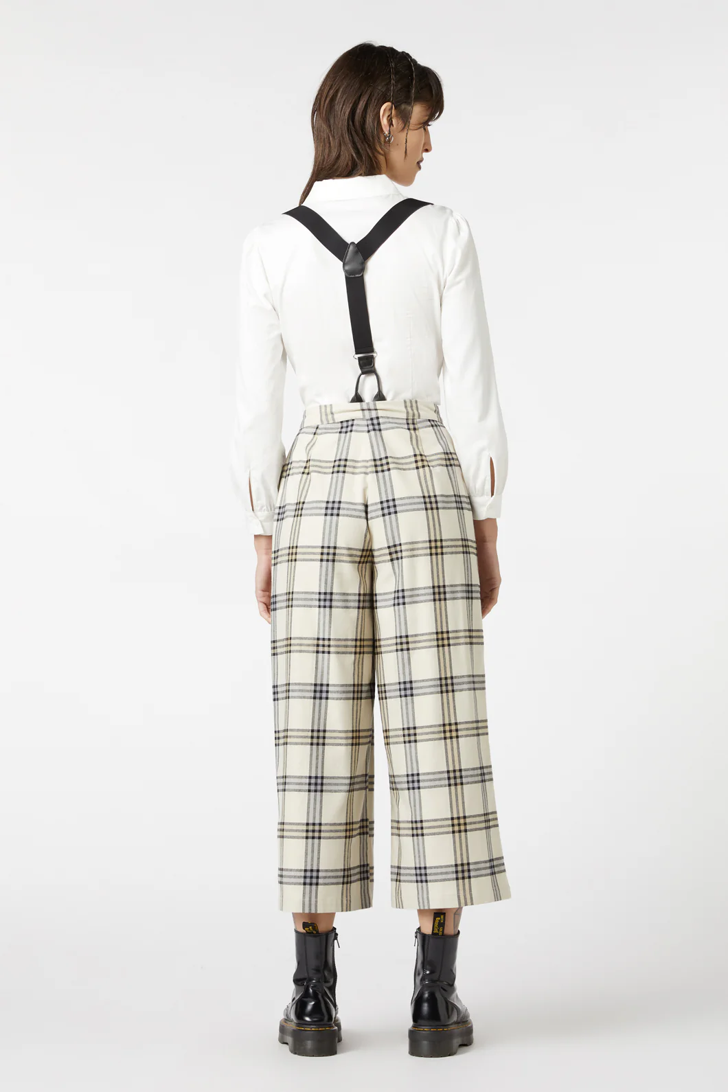 Crescent Trtn Pleated Culottes - Image 5