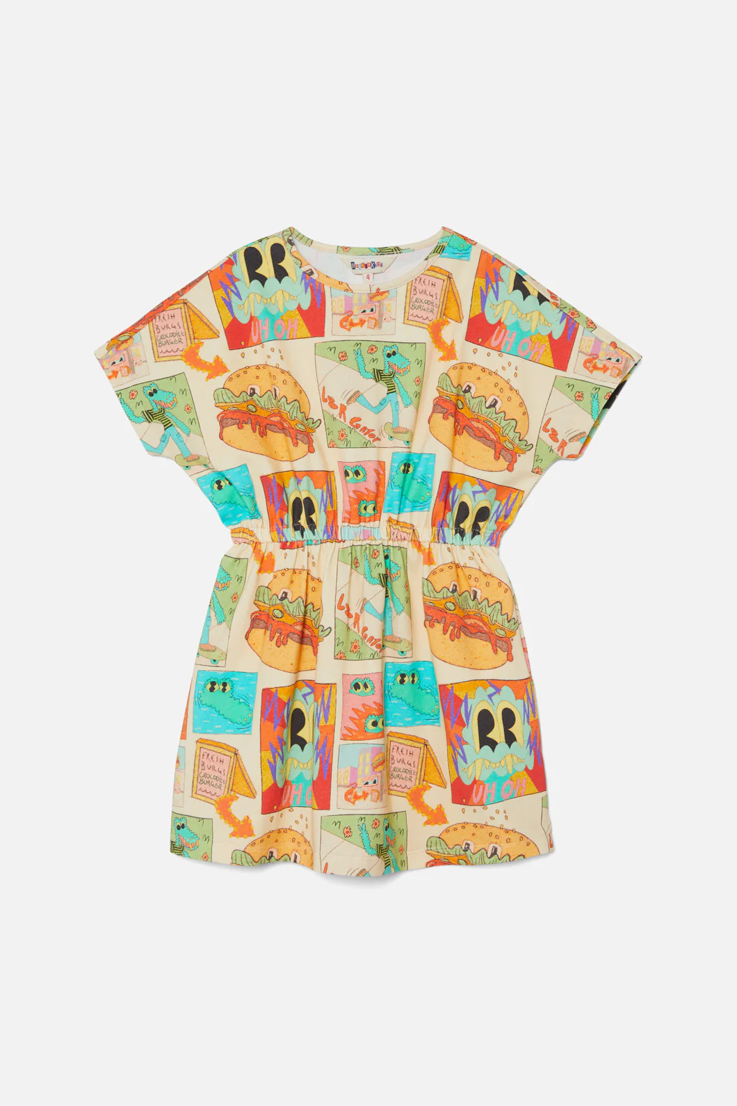 Croc Burger Kids Dress - Image 2