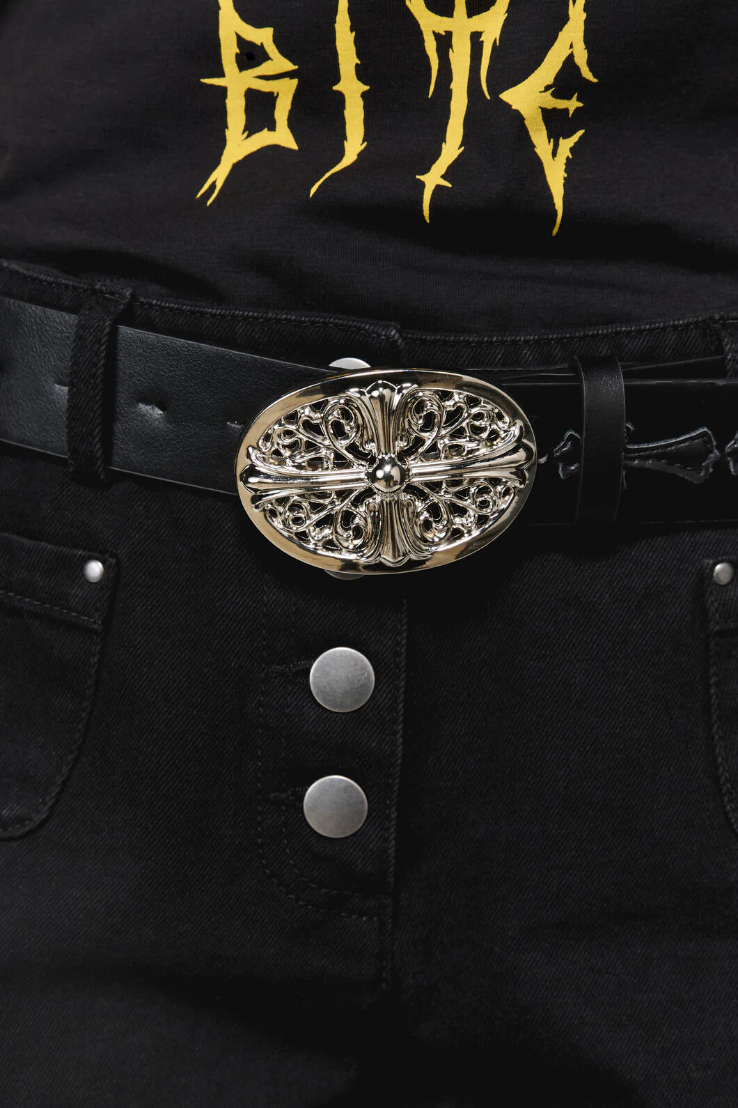 Cross & Buckle Belt - Image 4