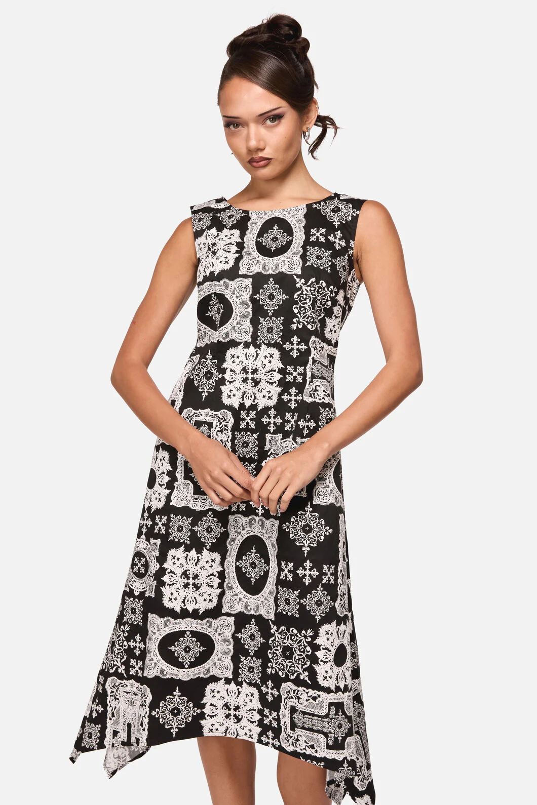 Crossed Midi Dress - Image 5