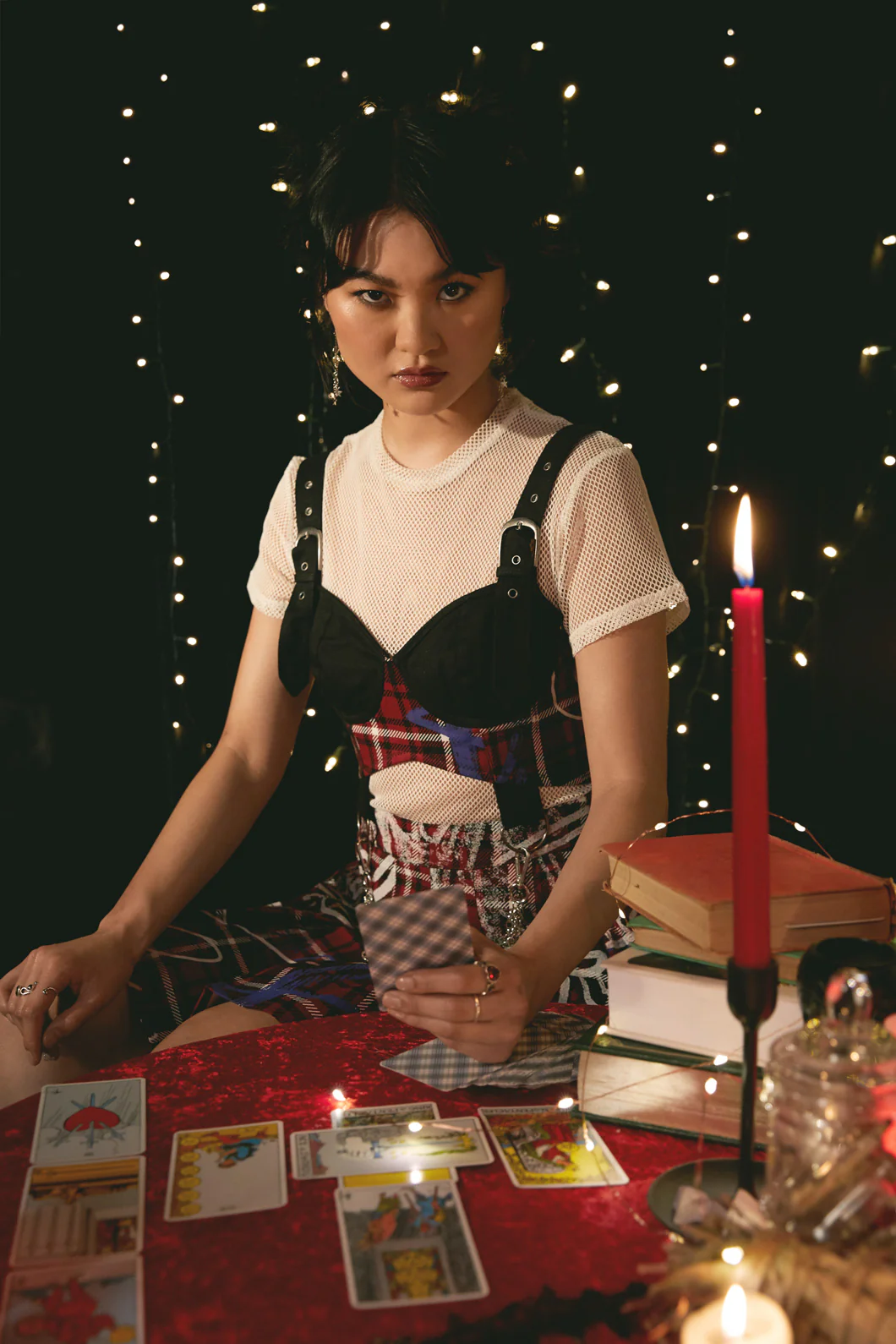 Tag Tartan Corset Top - Image 2