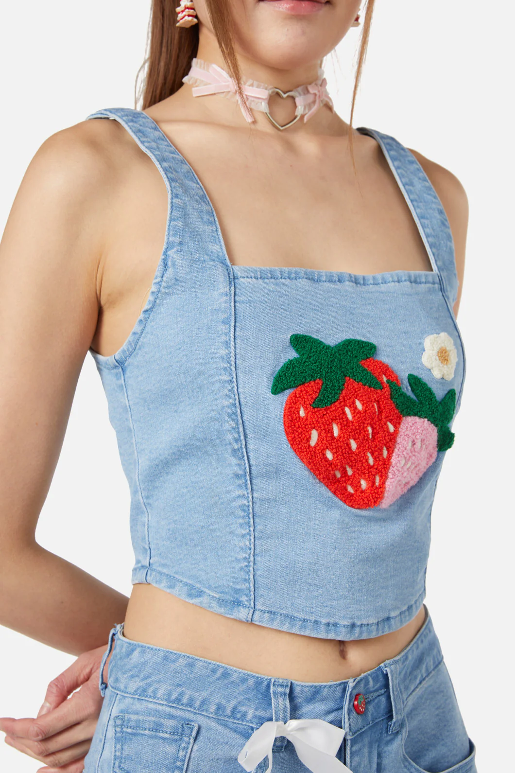 Crush On U Denim Corset - Image 6