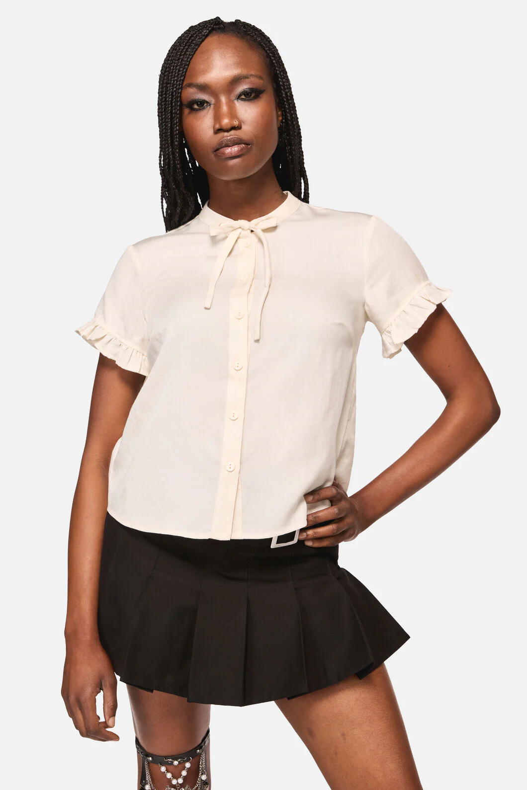 Crypt Bow SS Blouse - Image 2