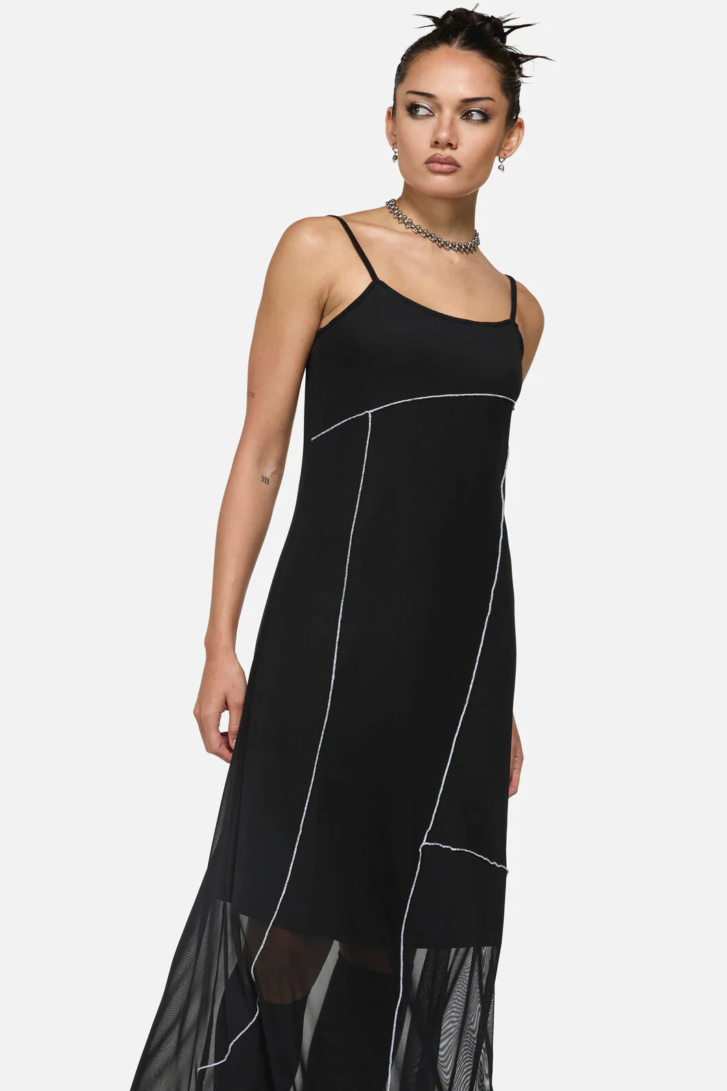 Curse Mesh Dress - Image 5