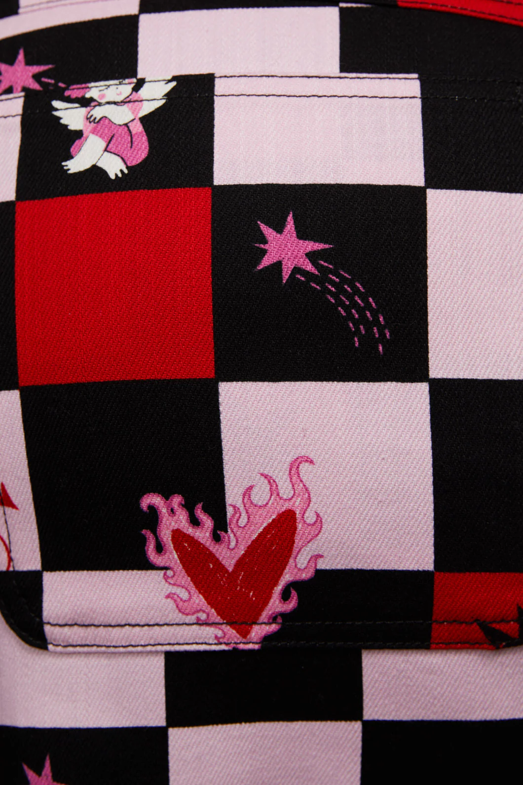 Curve Check It Goth Short - Image 5