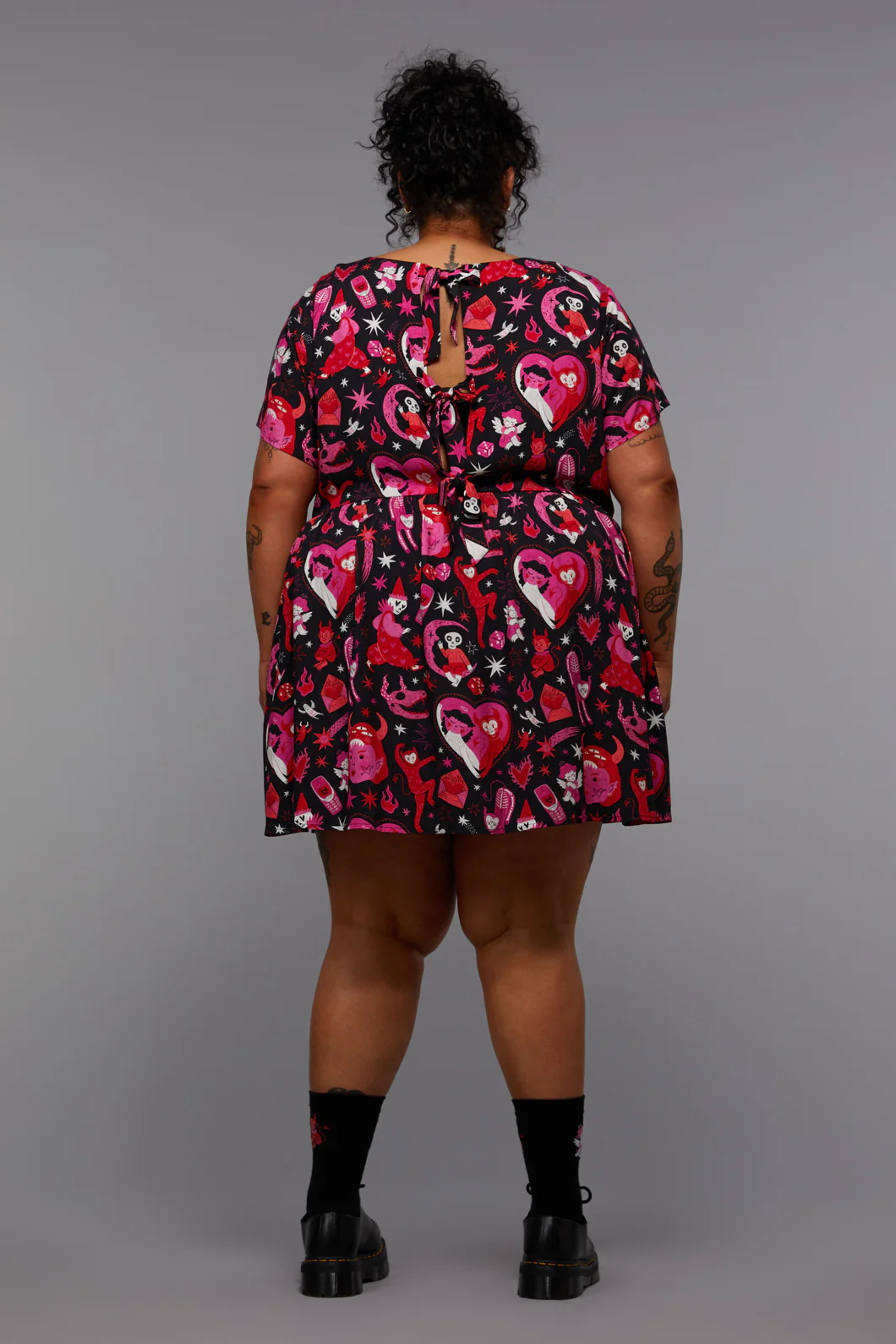 Curve Devil Dance Party Dress - Image 5