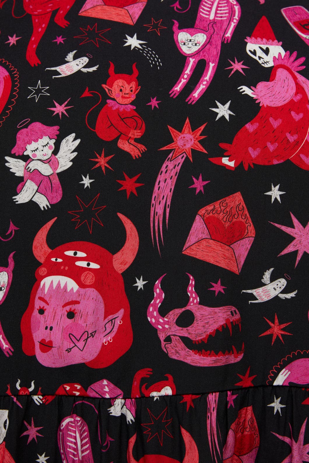 Curve Devil Dance Party Dress - Image 6