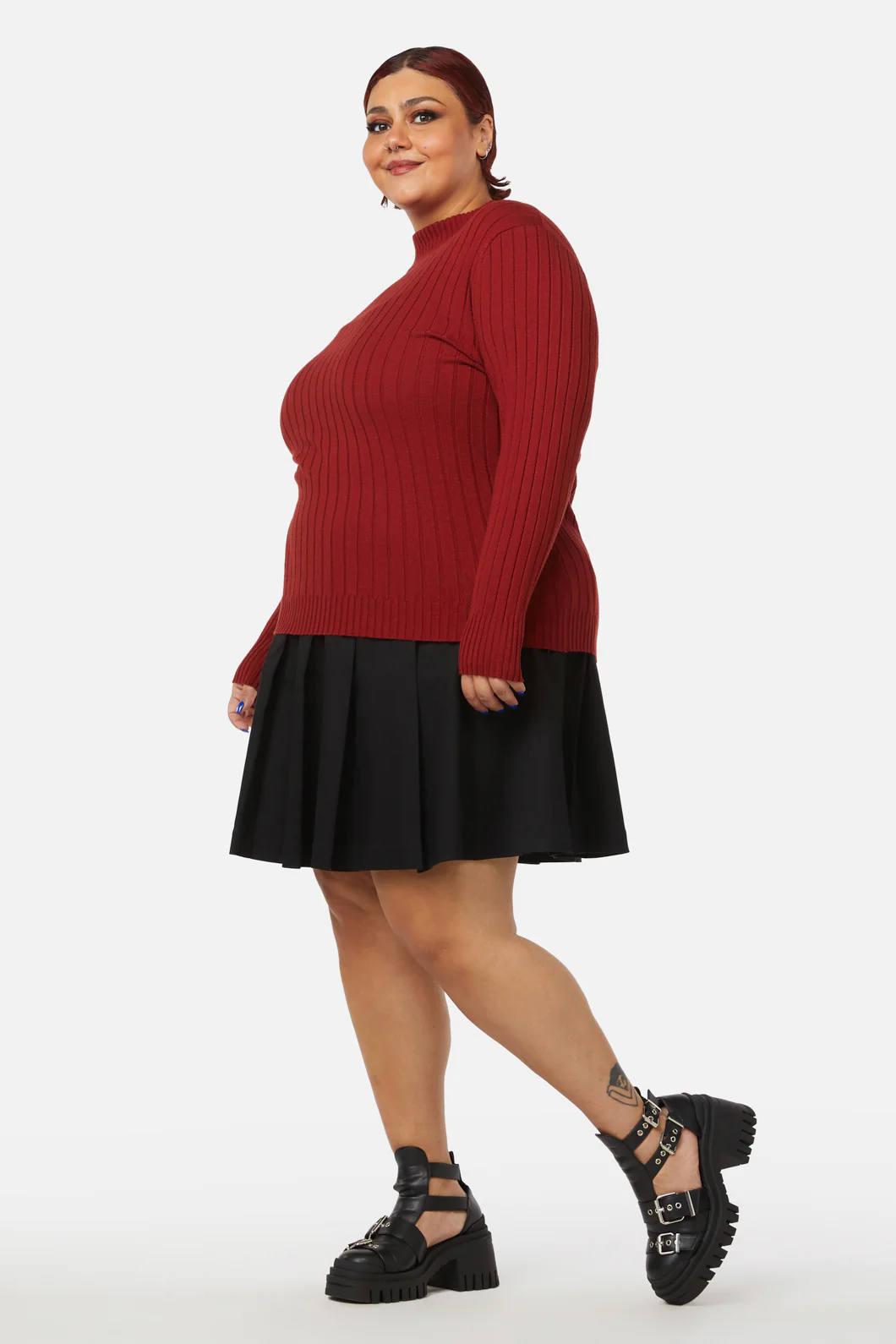 Curve Grave Respect Knit Skivvy - Image 3