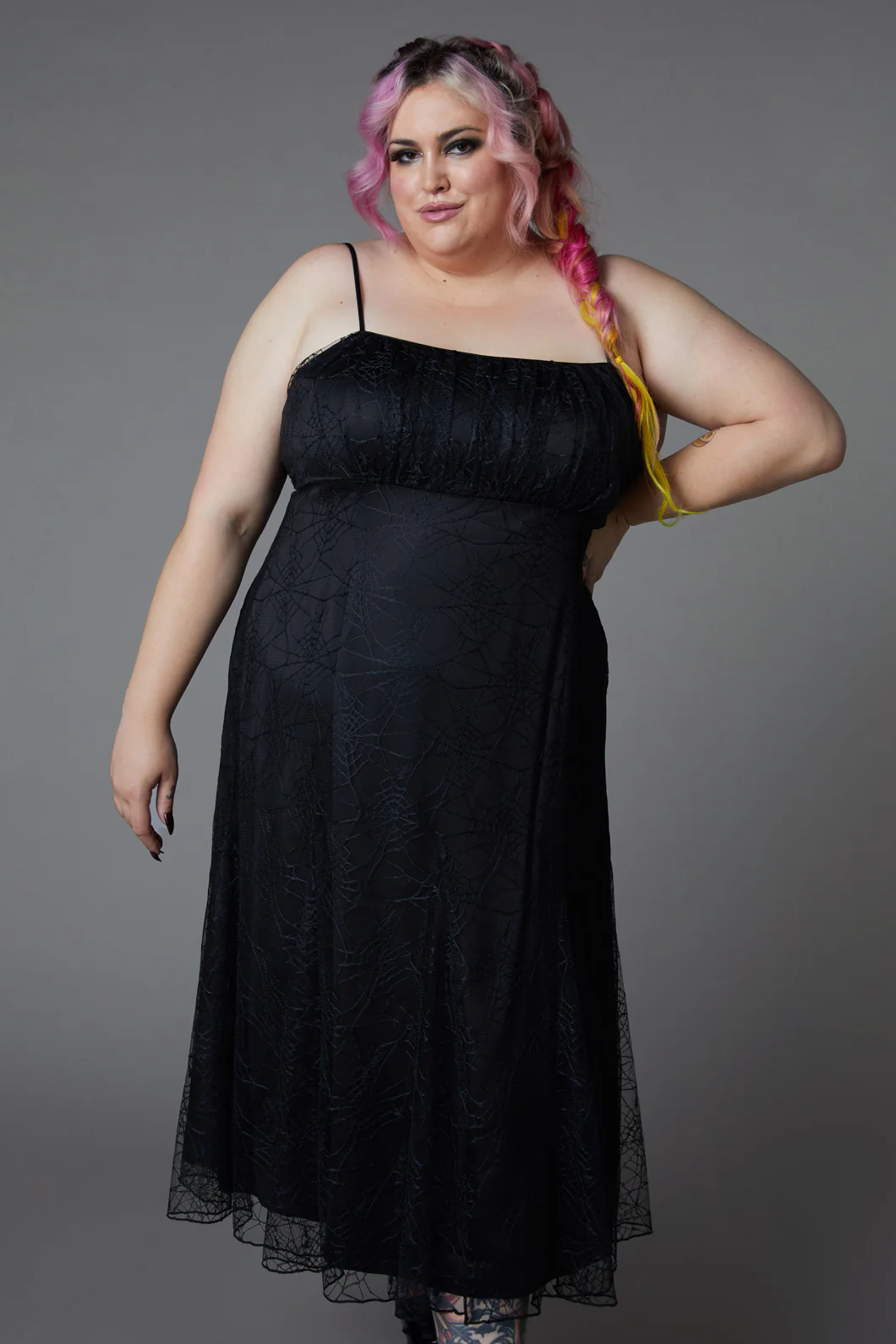Curve Interwebs Mesh Dress - Image 5