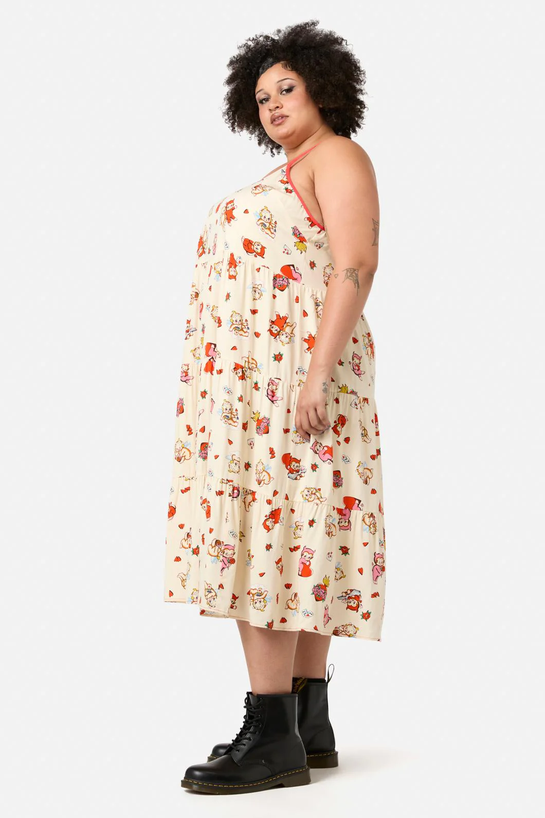 Curve Love Found Tier Dress - Image 3