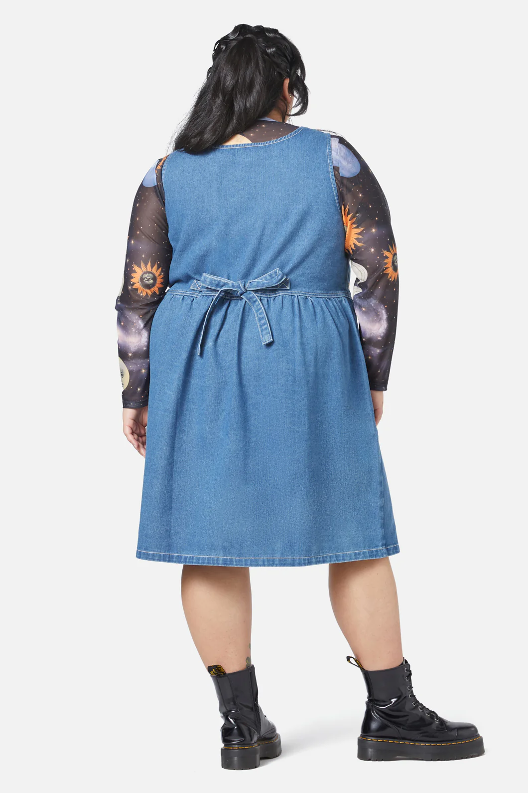 Curve Moonlit Embroidery Pinny - Image 7