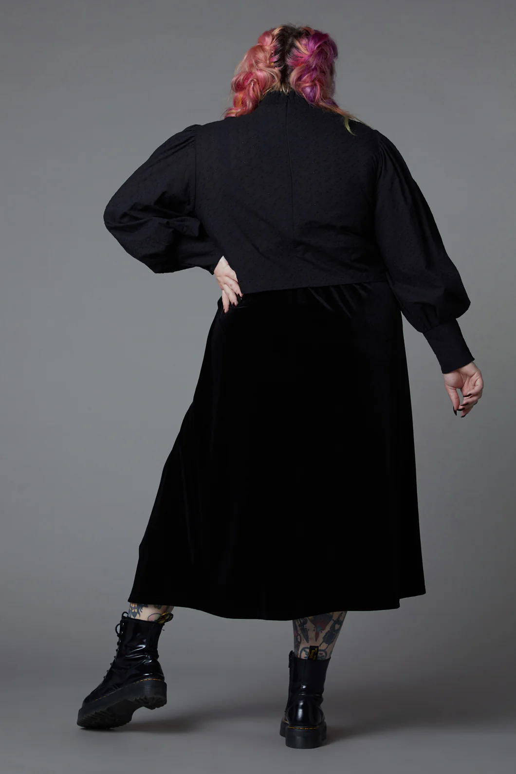 Curve Nadja Gothic Blouse - Image 4