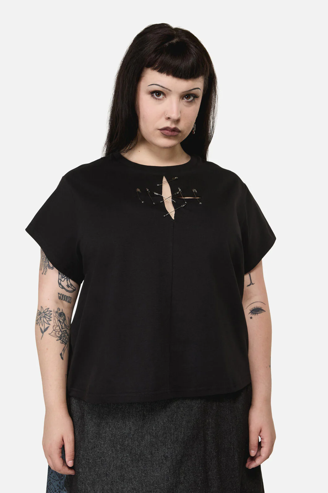 Curve Safety First Goth Tee