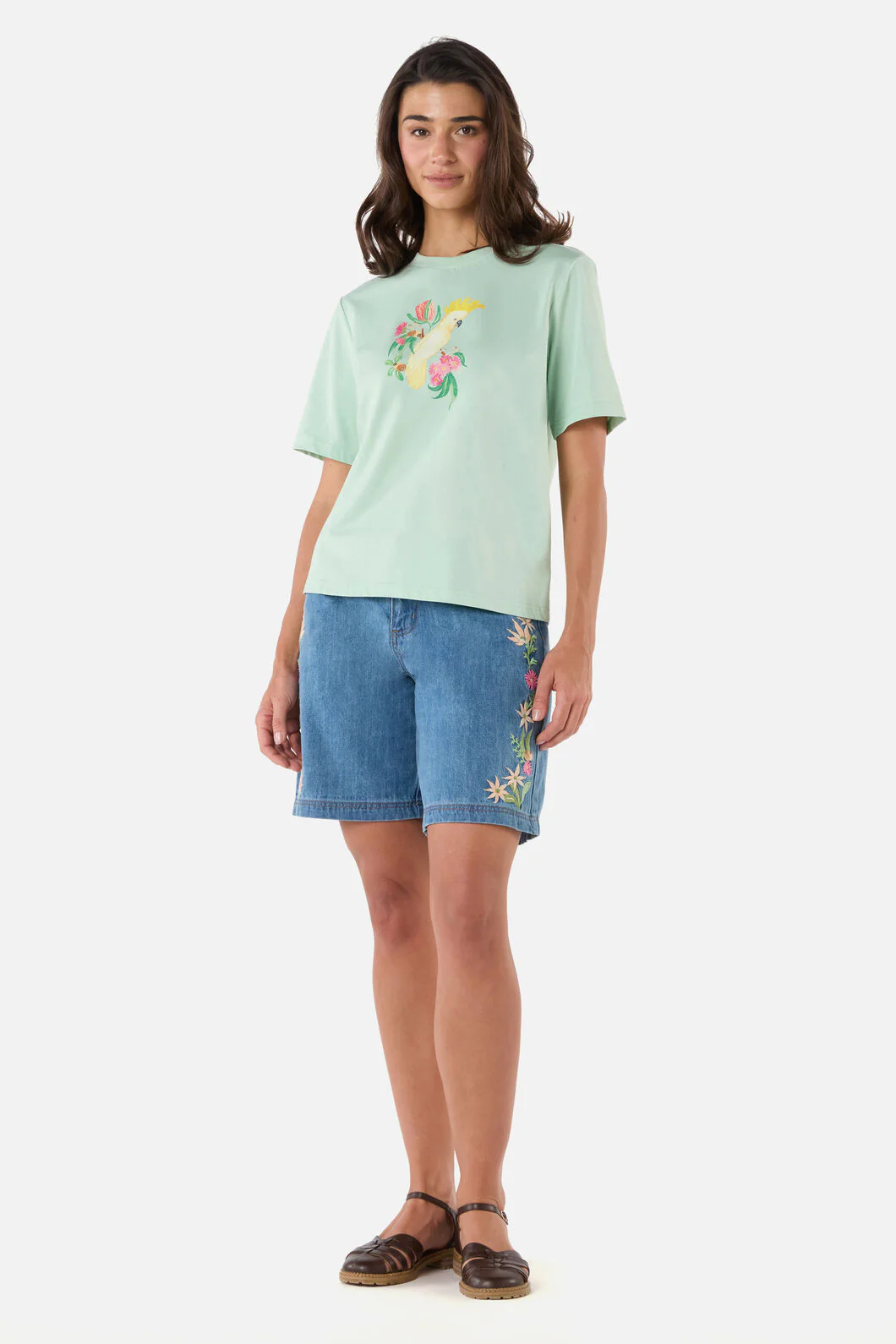 Cute Cockatoo Relaxed Tee - Image 2