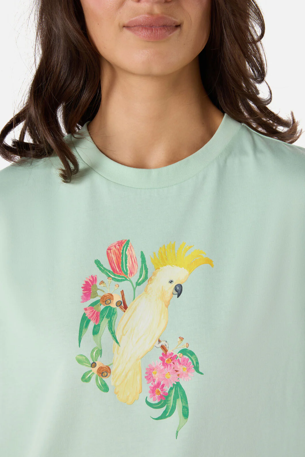 Cute Cockatoo Relaxed Tee - Image 5
