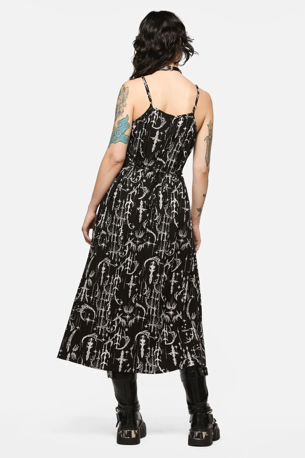 Cyber Sigil Slip Dress - Image 3
