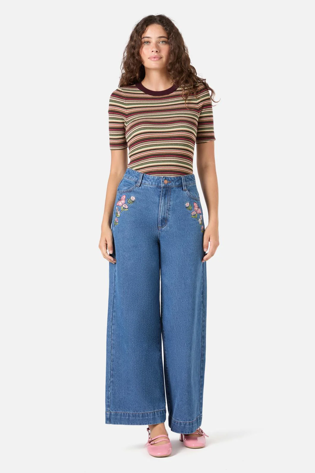 Cydney Stripe Rib Knit Top - Image 9