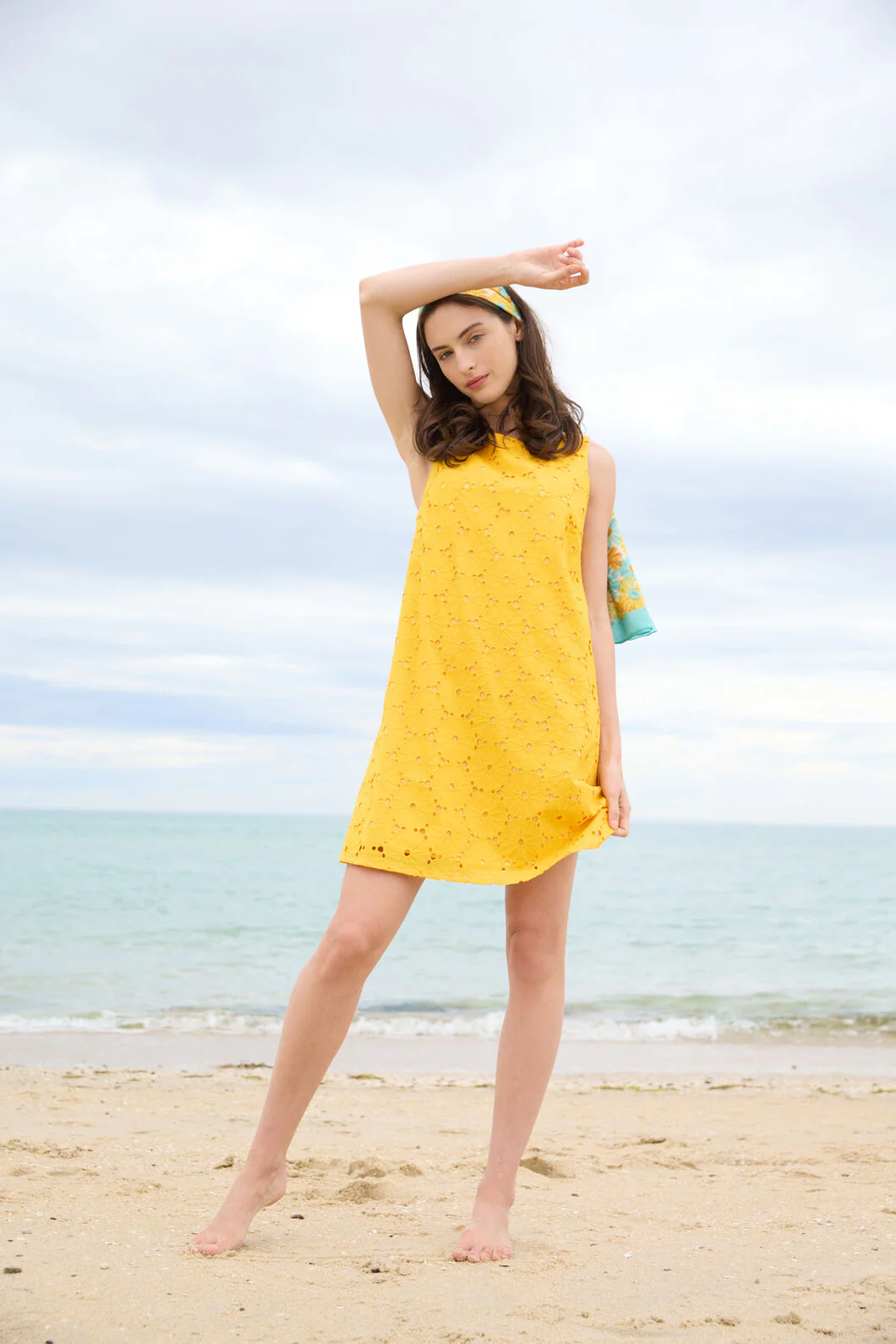 Daisy Broderie Shift Dress - Image 4